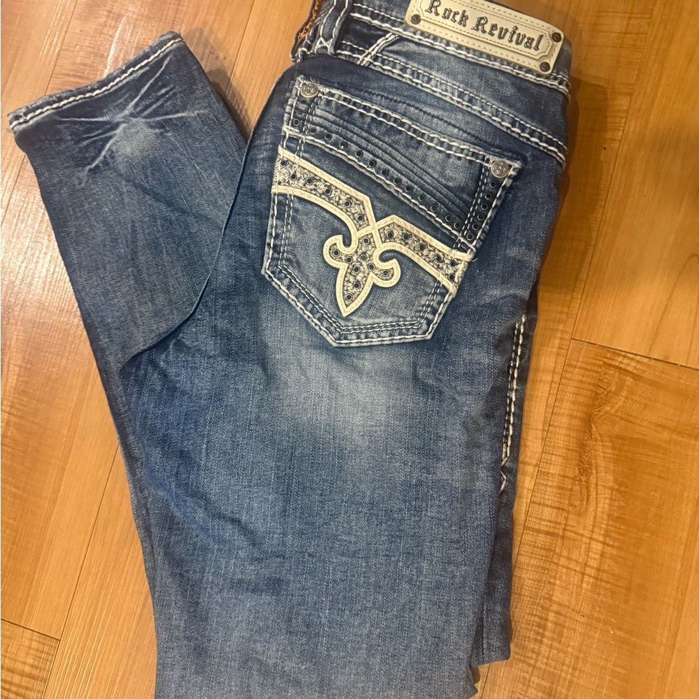 Rock Revival Women's Denim Skinny Jeans ,Calie , size 31